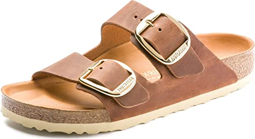 Birkenstock Arizona Big Buckle Oiled Leather Cognac - Image 3
