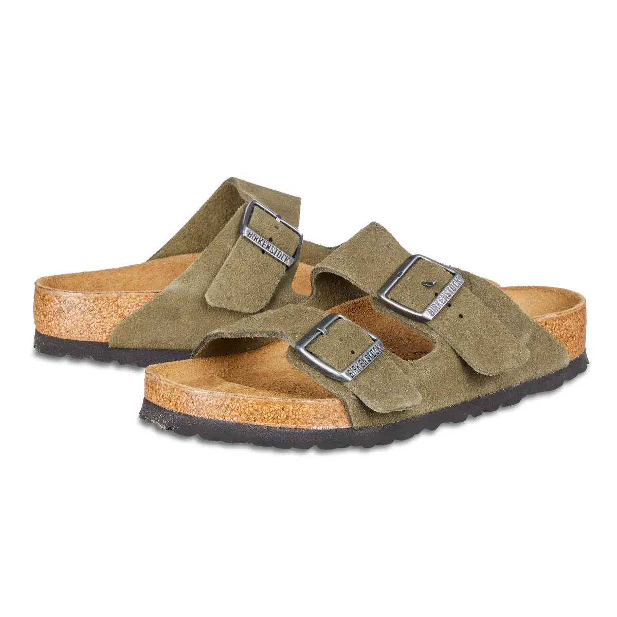 Birkenstock Arizona Suede Leather Sandals - Image 15