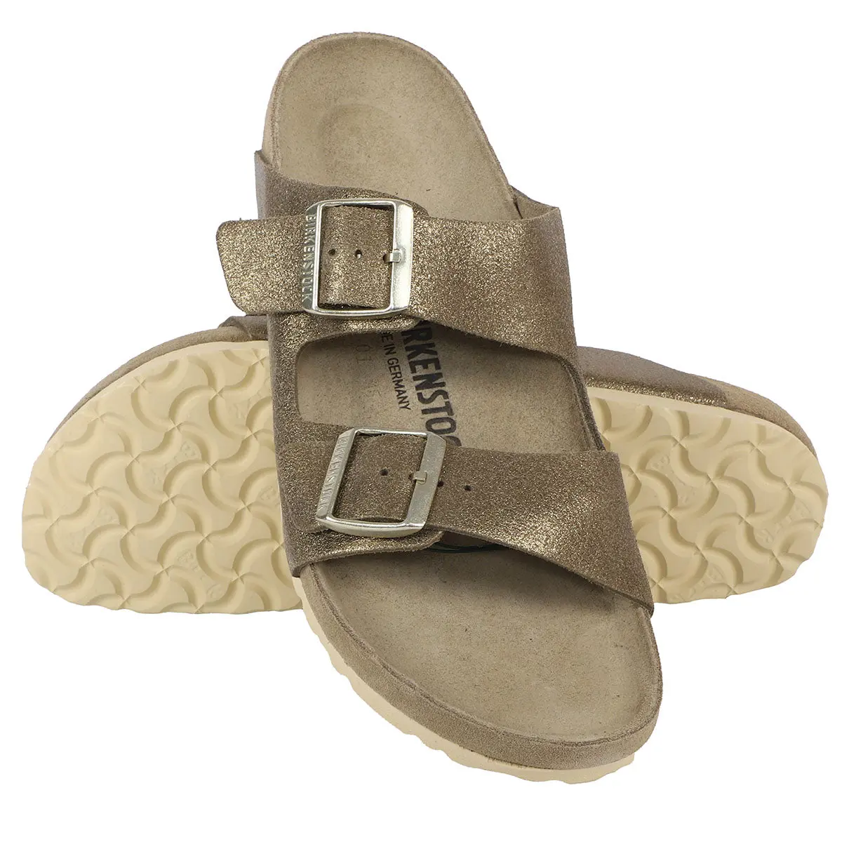 Birkenstock Arizona Suede Leather Sandals - Image 7
