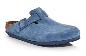 Birkenstock Boston Soft Footbed Suede Leather Clogs - Image 11