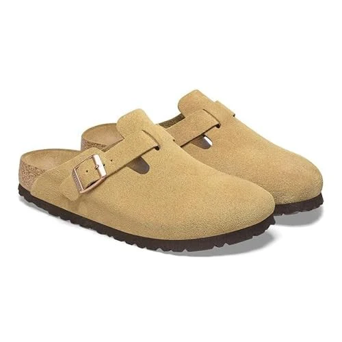 Birkenstock Boston Soft Footbed Suede Leather Clogs - Image 16