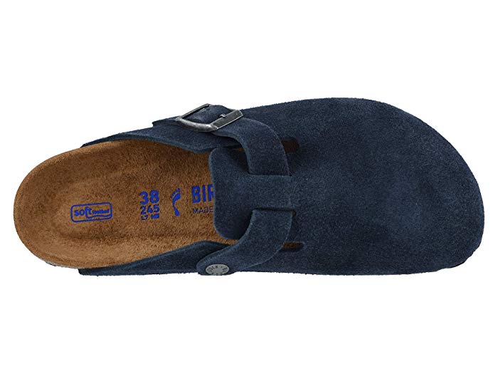 Birkenstock Boston Soft Footbed Suede Leather Clogs - Image 25