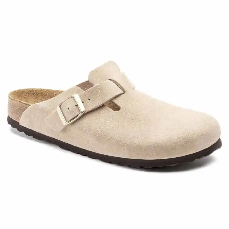 Birkenstock Boston Soft Footbed Suede Leather Clogs - Image 27