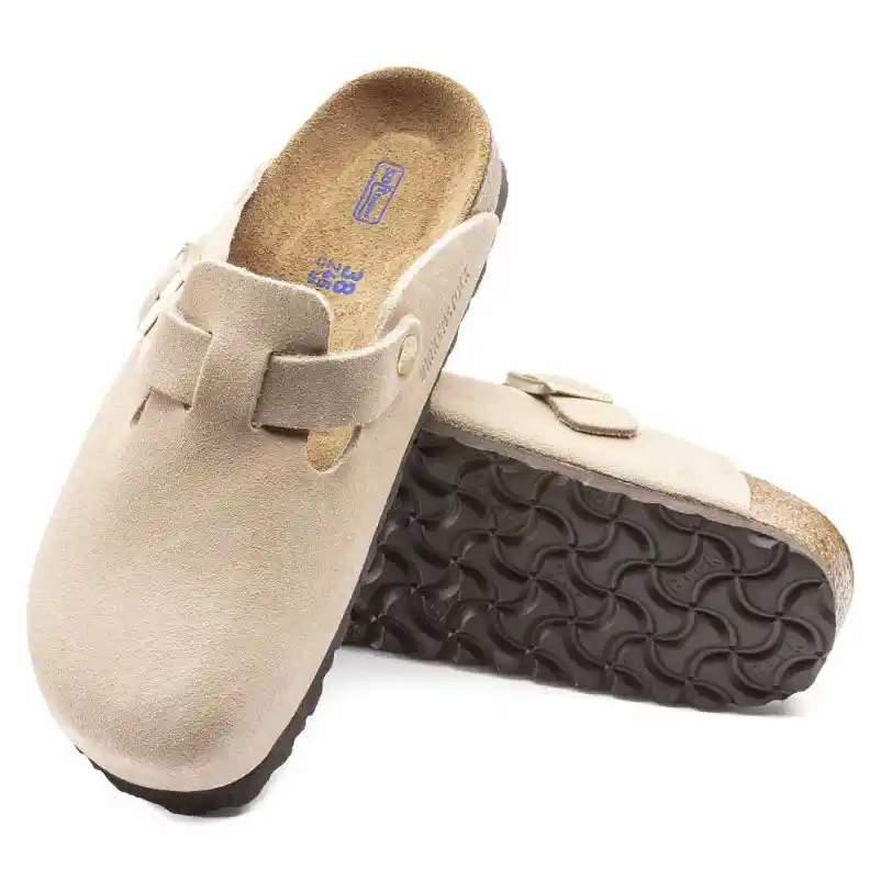 Birkenstock Boston Soft Footbed Suede Leather Clogs - Image 28
