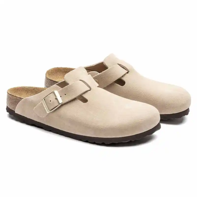 Birkenstock Boston Soft Footbed Suede Leather Clogs - Image 29