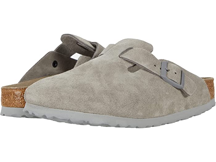 Birkenstock Boston Soft Footbed Suede Leather Clogs - Image 30