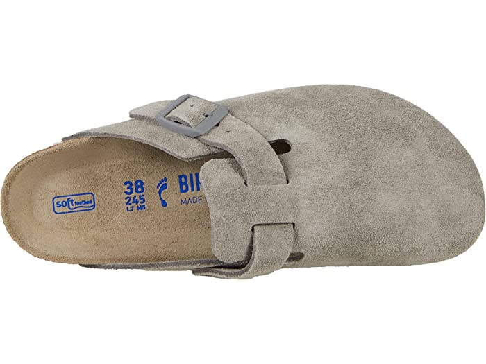 Birkenstock Boston Soft Footbed Suede Leather Clogs - Image 32
