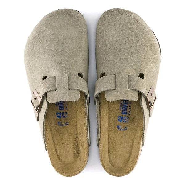 Birkenstock Boston Soft Footbed Suede Leather Clogs - Image 35