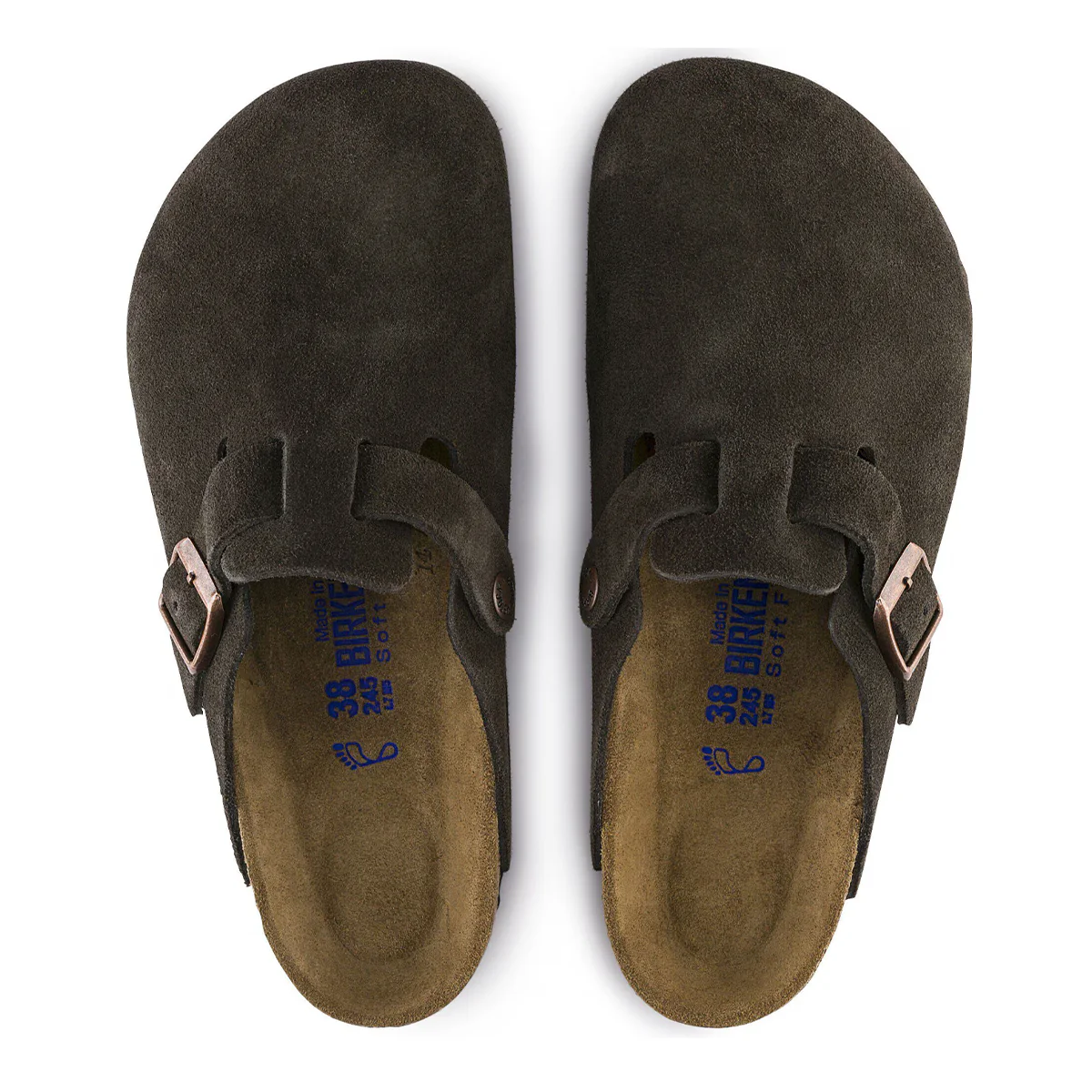 Birkenstock Boston Soft Footbed Suede Leather Clogs - Image 39