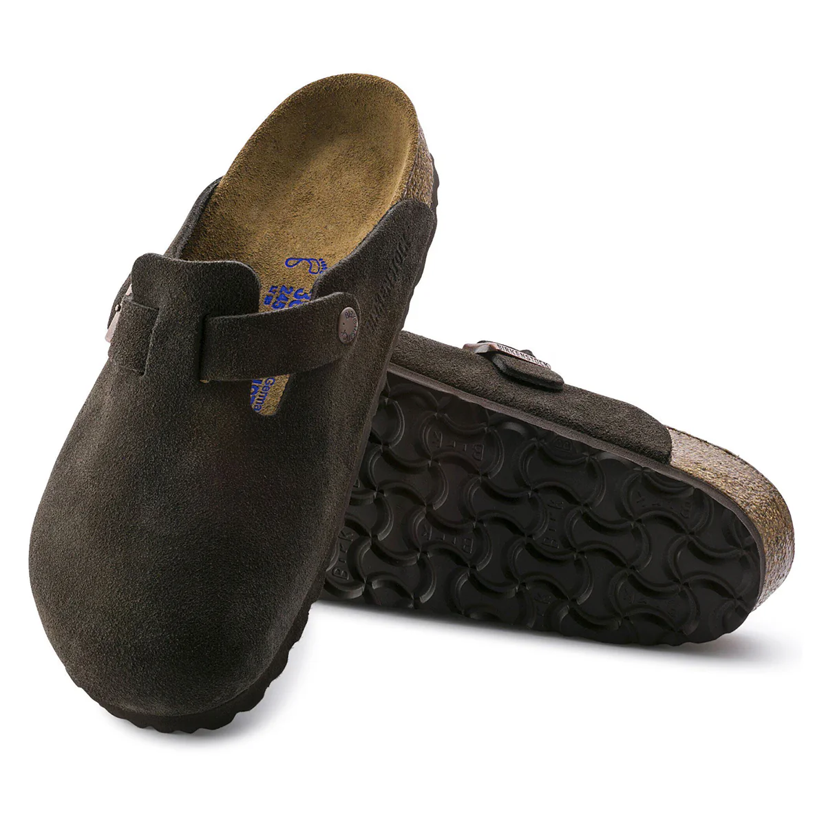 Birkenstock Boston Soft Footbed Suede Leather Clogs - Image 40