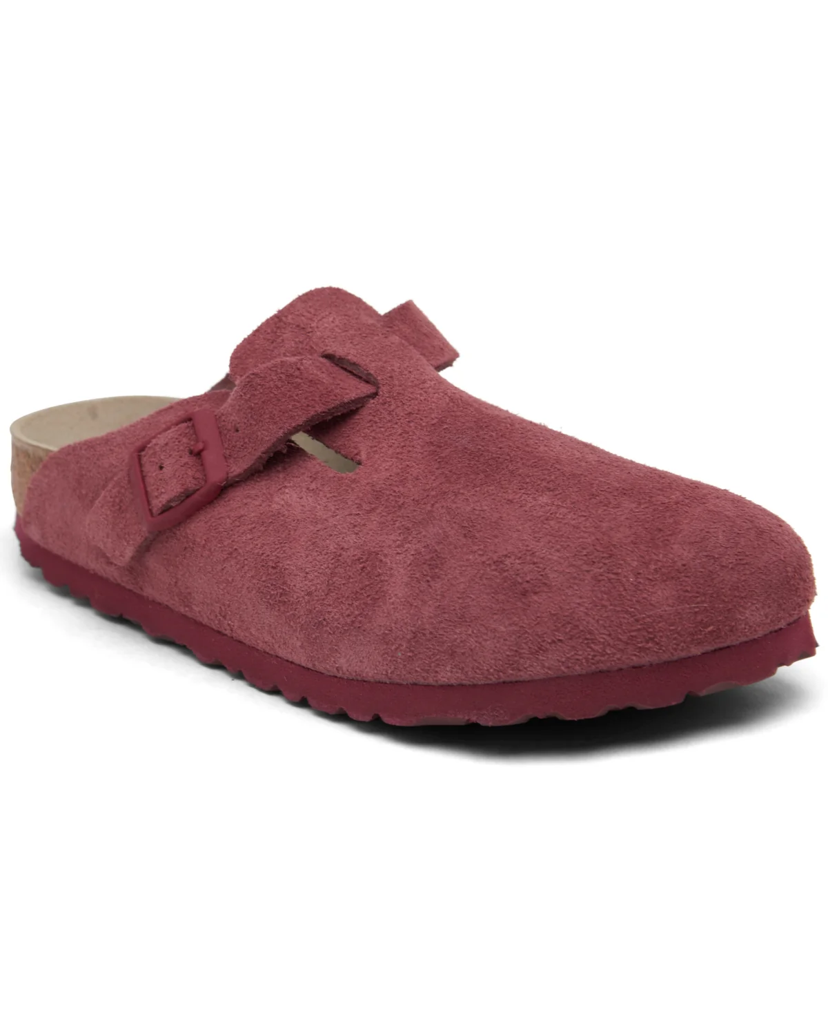 Birkenstock Boston Soft Footbed Suede Leather Clogs - Image 5