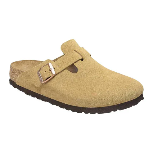 Birkenstock Boston Soft Footbed Suede Leather Clogs - Image 6