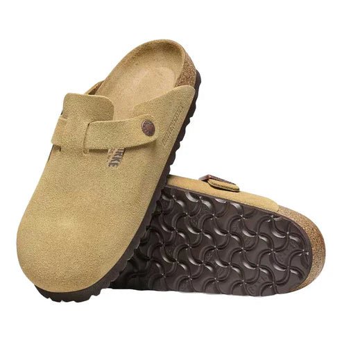 Birkenstock Boston Soft Footbed Suede Leather Clogs - Image 7