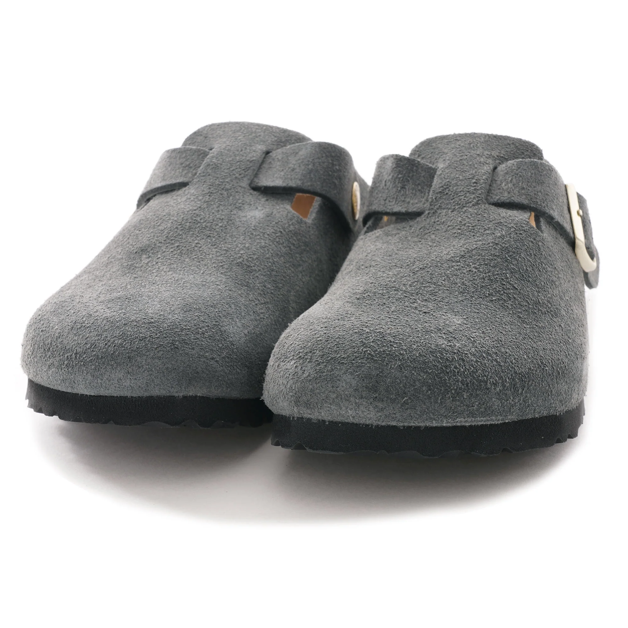Birkenstock Boston Soft Footbed Suede Leather Clogs - Image 9