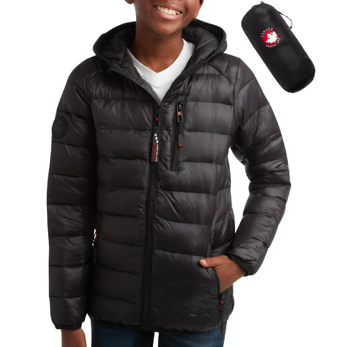 Canada Weather Gear Boy's Packable Jacket - Image 3
