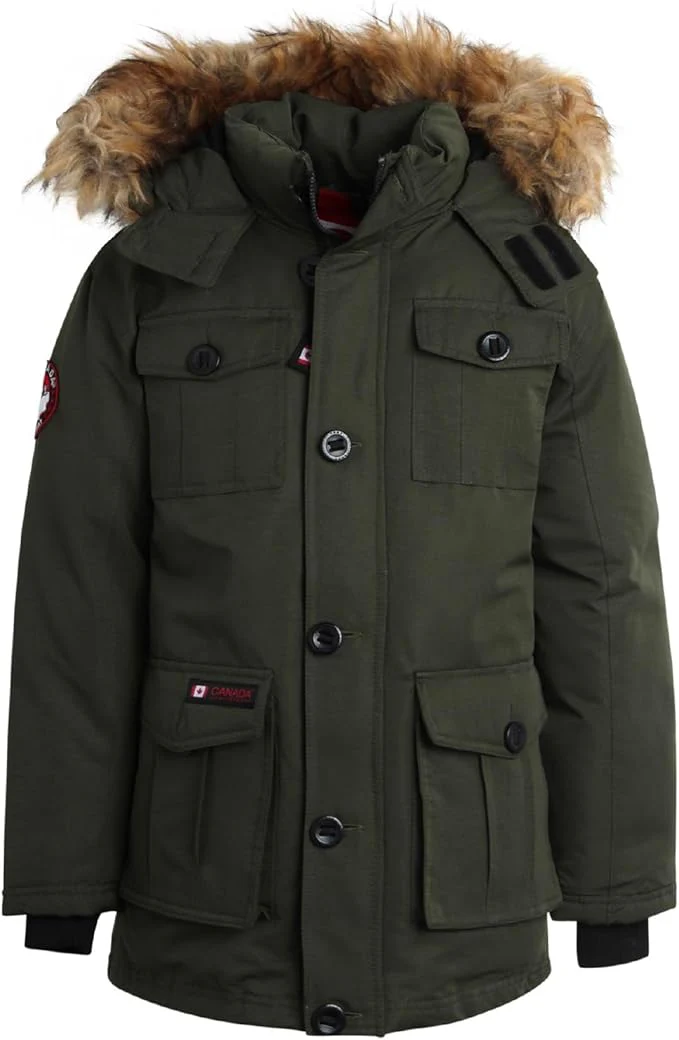 Canada Weather Gear Boys Parka Jacket - Image 3