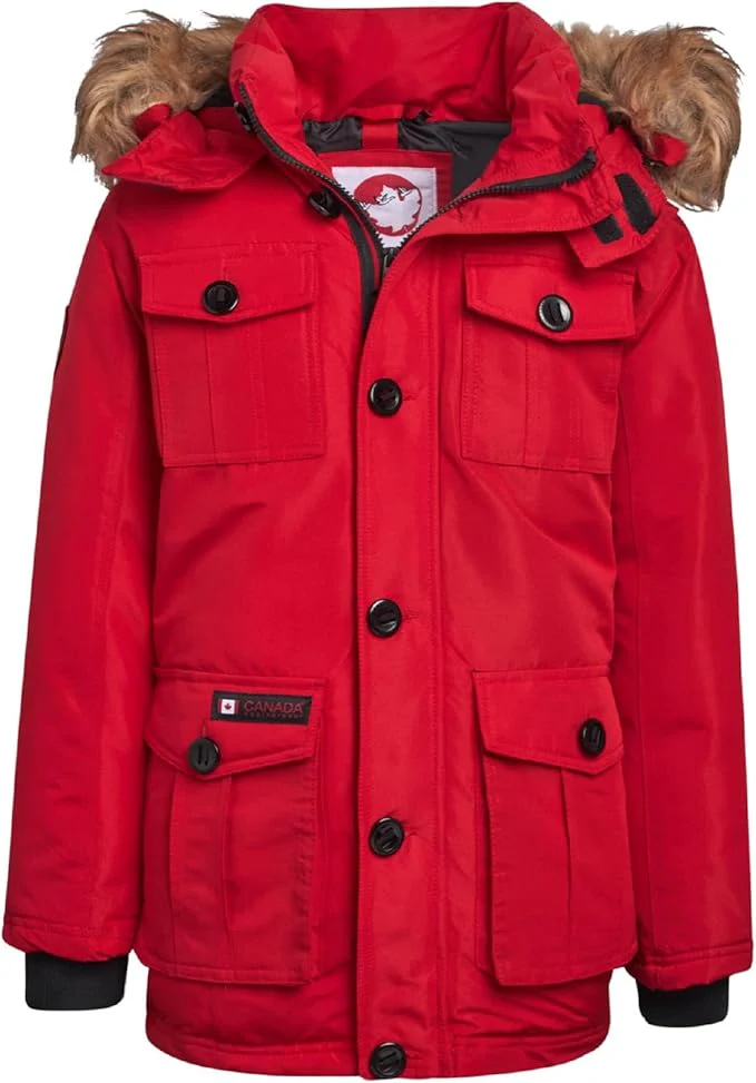 Canada Weather Gear Boys Parka Jacket - Image 5