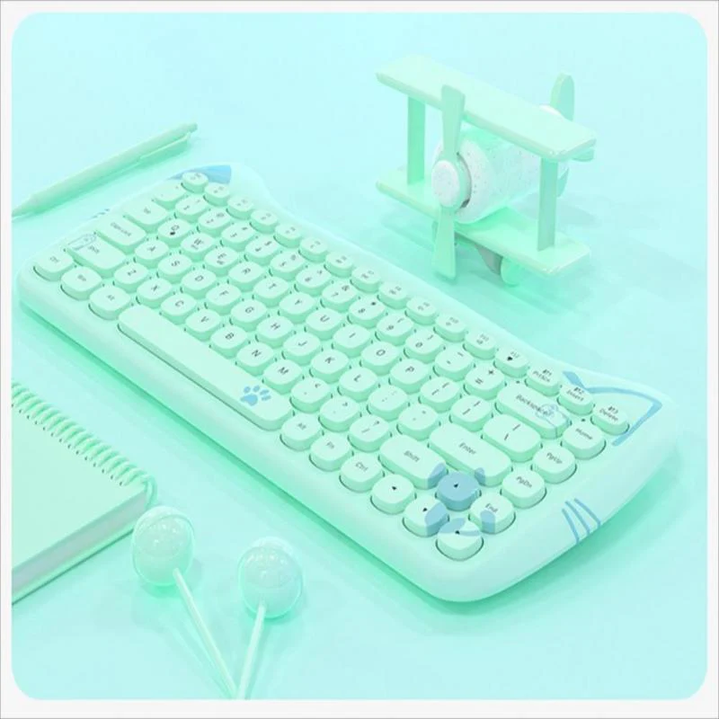 Kore Kawaii Cat Wireless Keyboard & Mouse - Image 4
