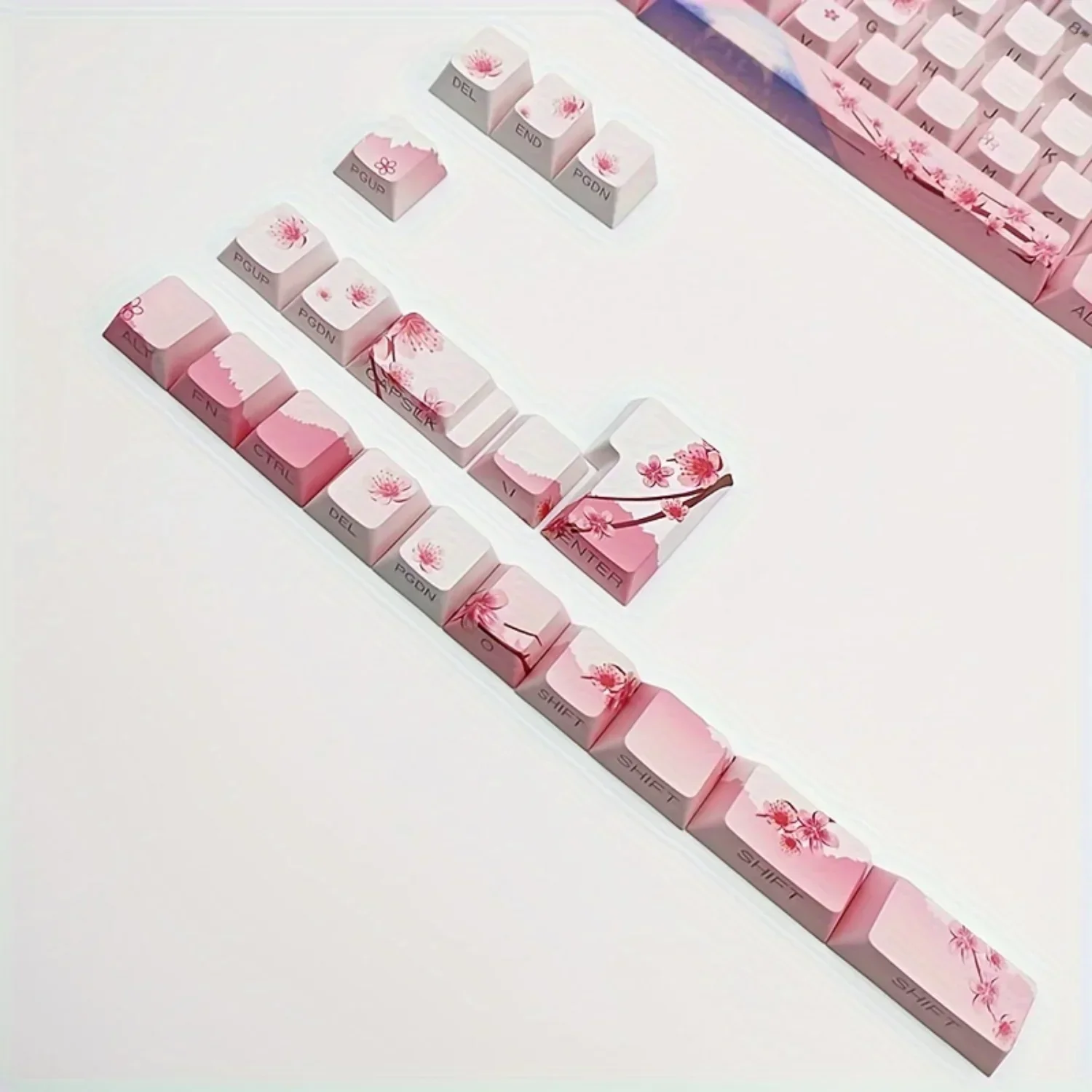 Kore Kawaii Cherry Blossom Keyboard Keycaps - Image 4