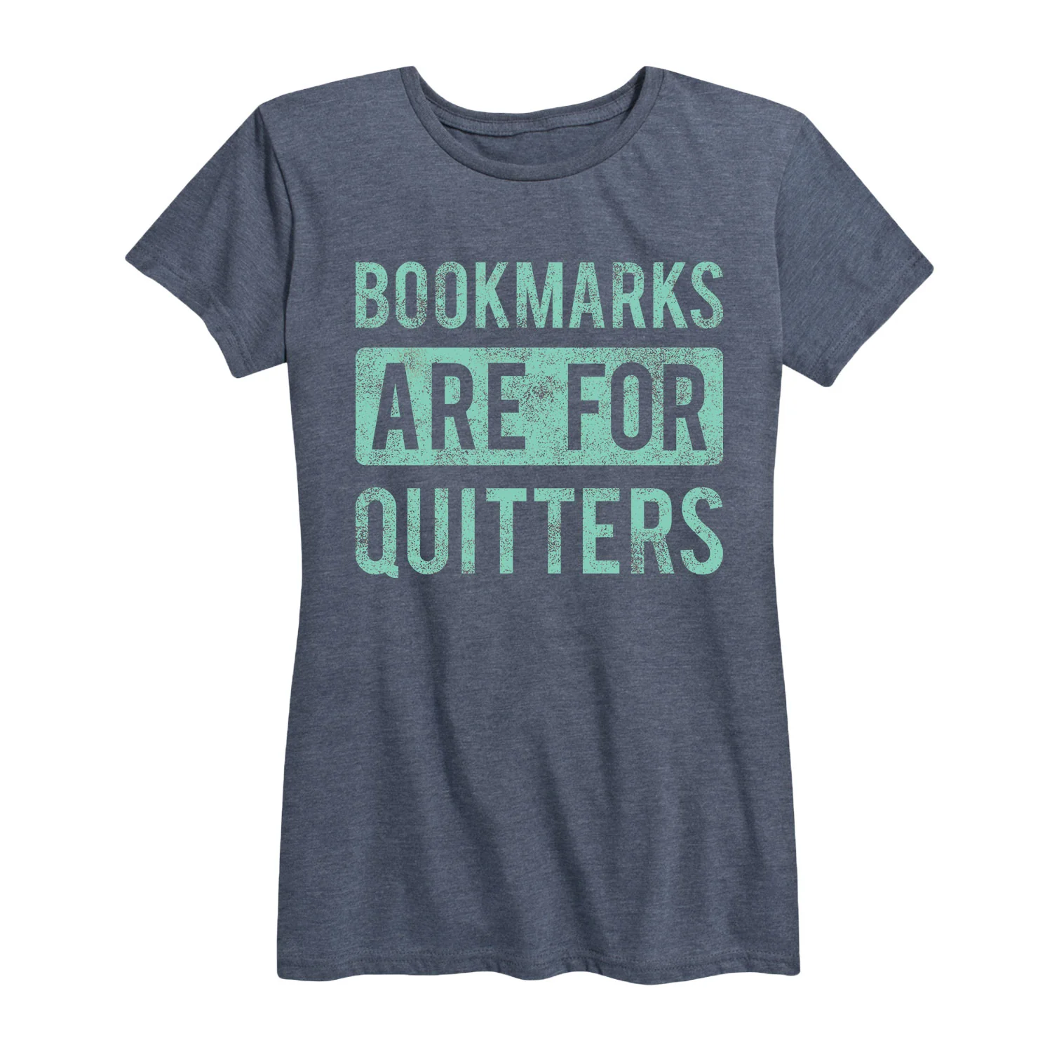 Instant Message - Bookmarks are for Quitters - Women's Short Sleeve Graphic T-shirt - Image 3