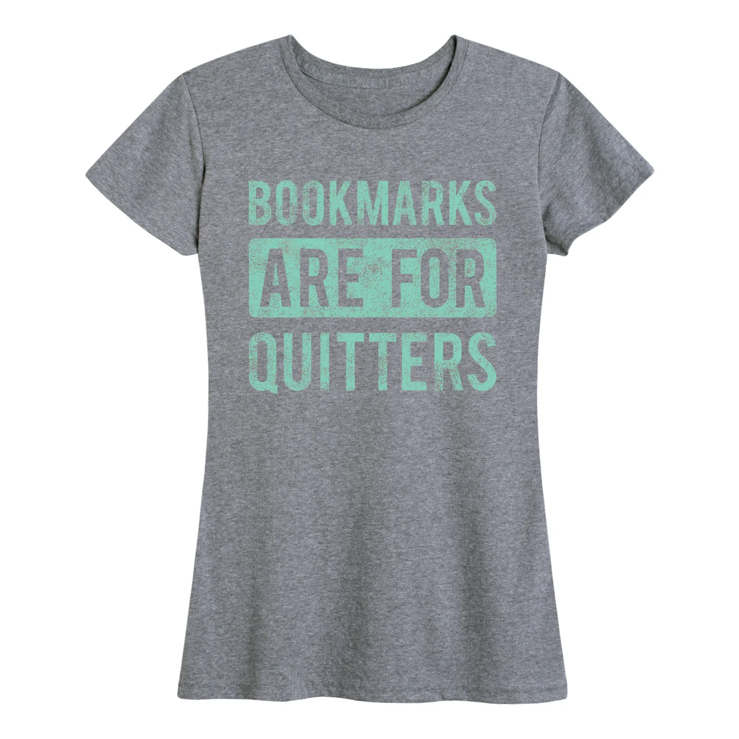 Instant Message - Bookmarks are for Quitters - Women's Short Sleeve Graphic T-shirt - Image 4