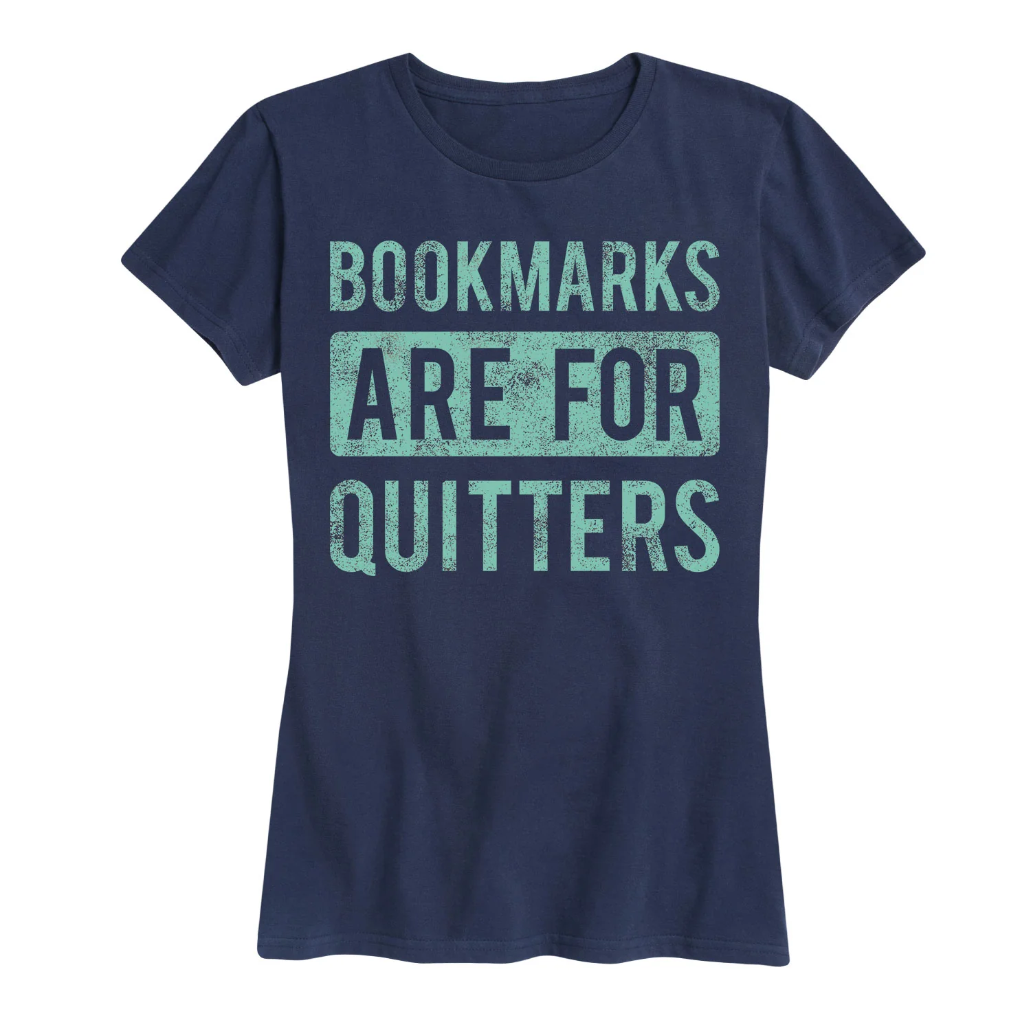 Instant Message - Bookmarks are for Quitters - Women's Short Sleeve Graphic T-shirt - Image 5