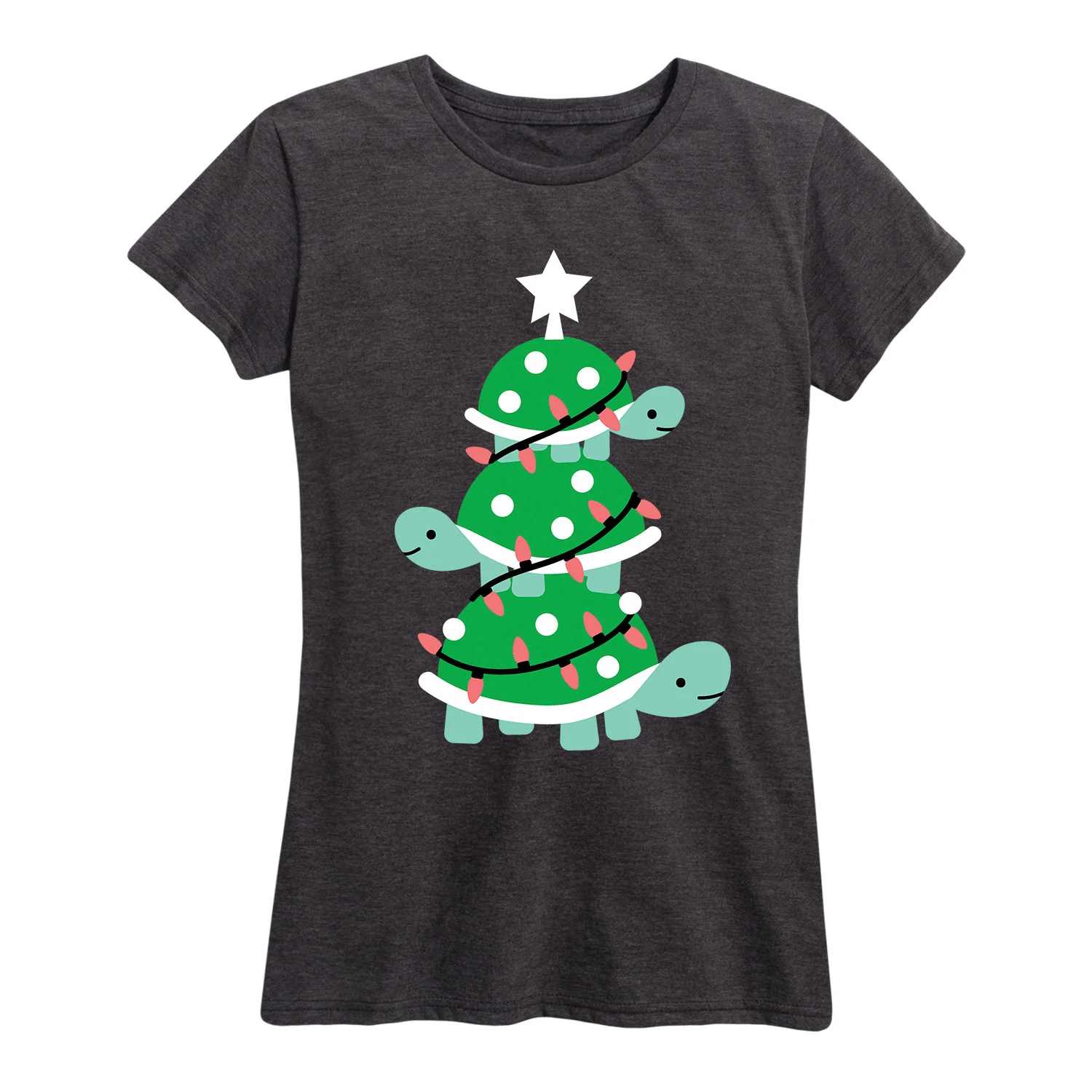 Instant Message - Turtle Tree - Women's Short Sleeve Graphic T-shirt - Image 3