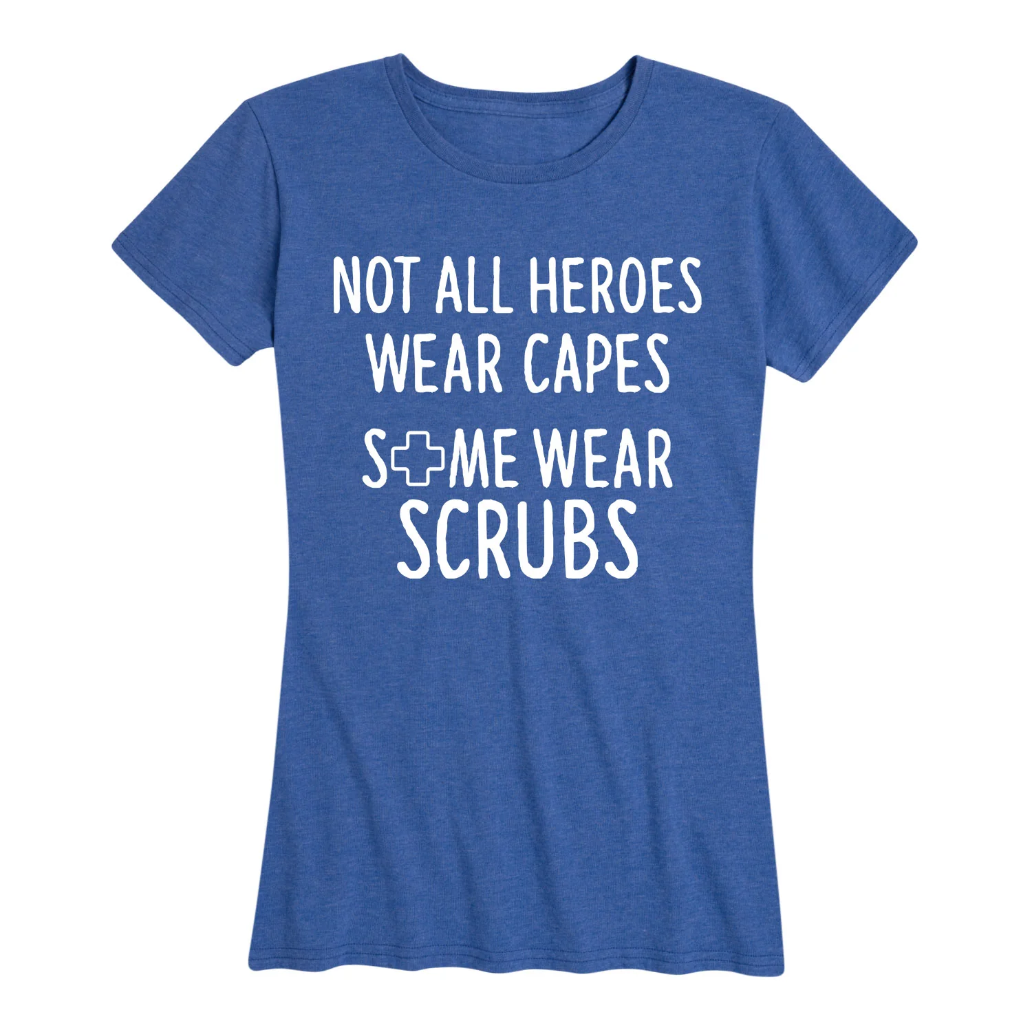 Instant Message - Not All Heroes Scrubs - Women's Short Sleeve Graphic T-shirt - Image 4
