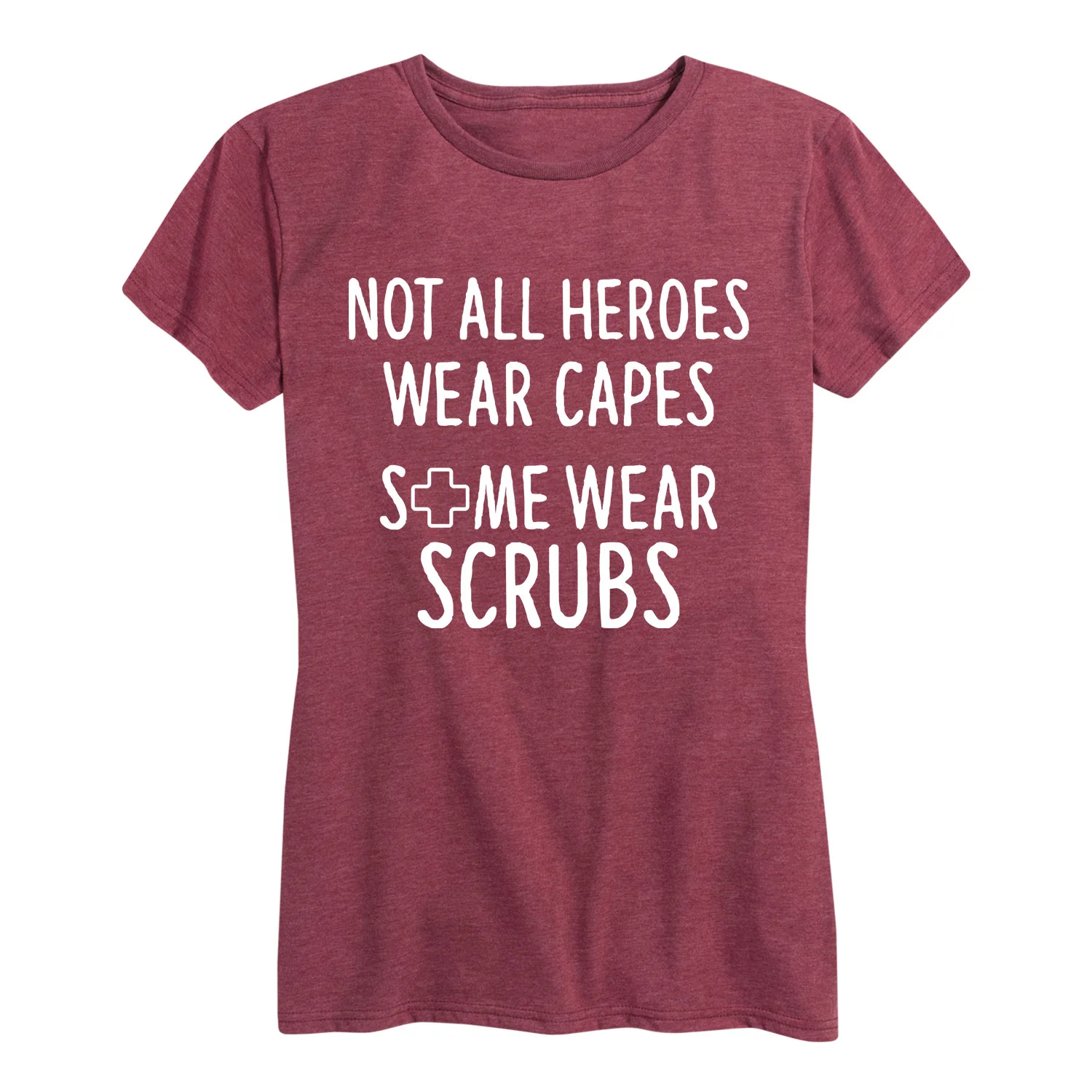 Instant Message - Not All Heroes Scrubs - Women's Short Sleeve Graphic T-shirt - Image 5