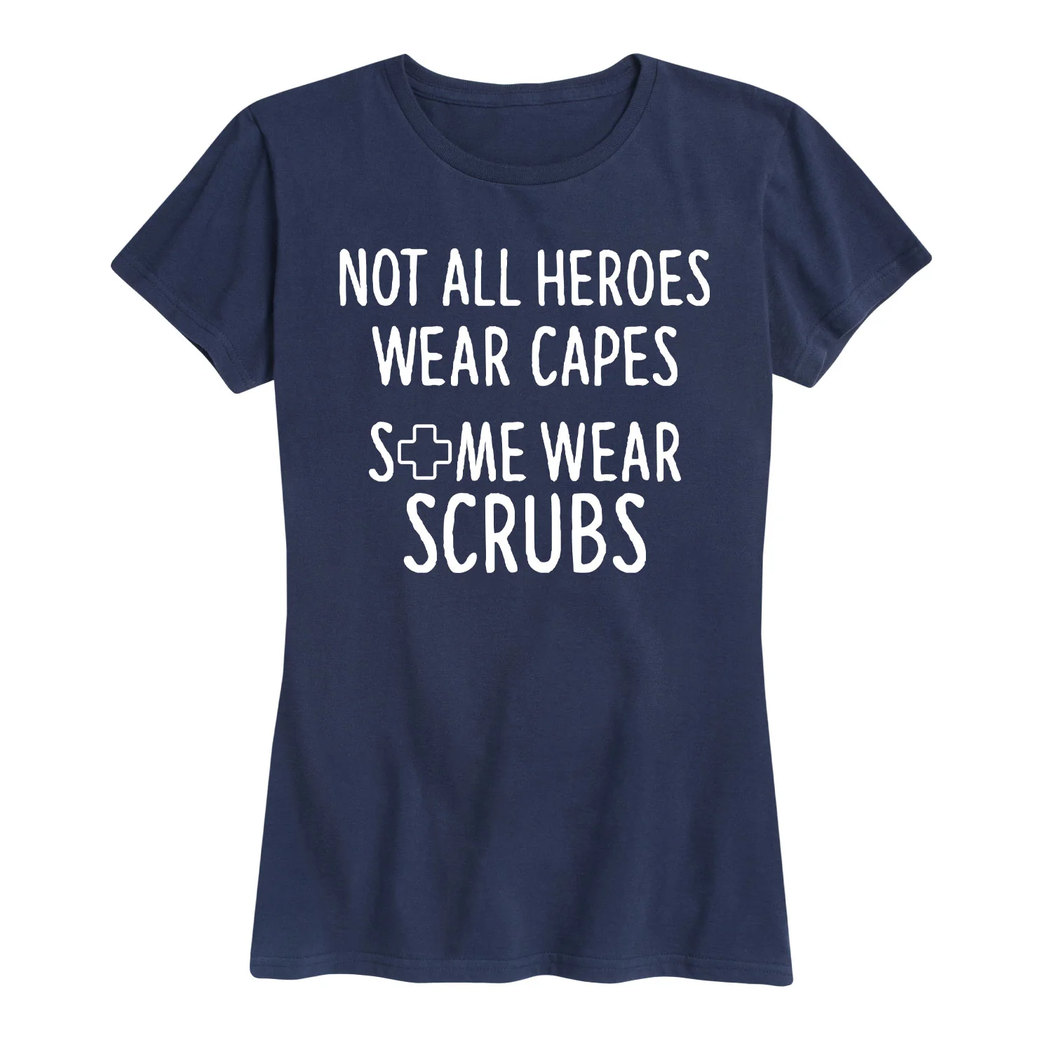 Instant Message - Not All Heroes Scrubs - Women's Short Sleeve Graphic T-shirt - Image 6