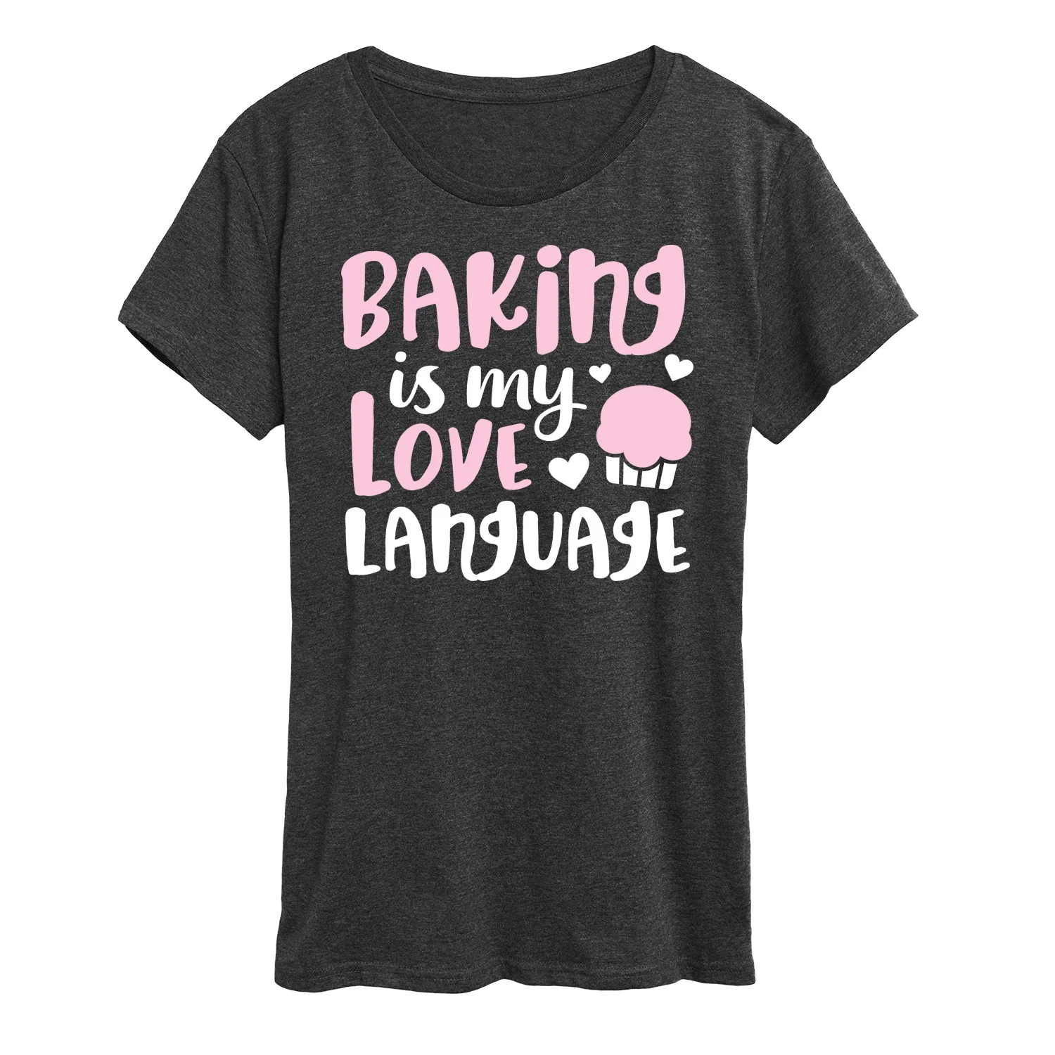 Instant Message - Baking Is My Love Language - Women's Short Sleeve Graphic T-Shirt - Image 3