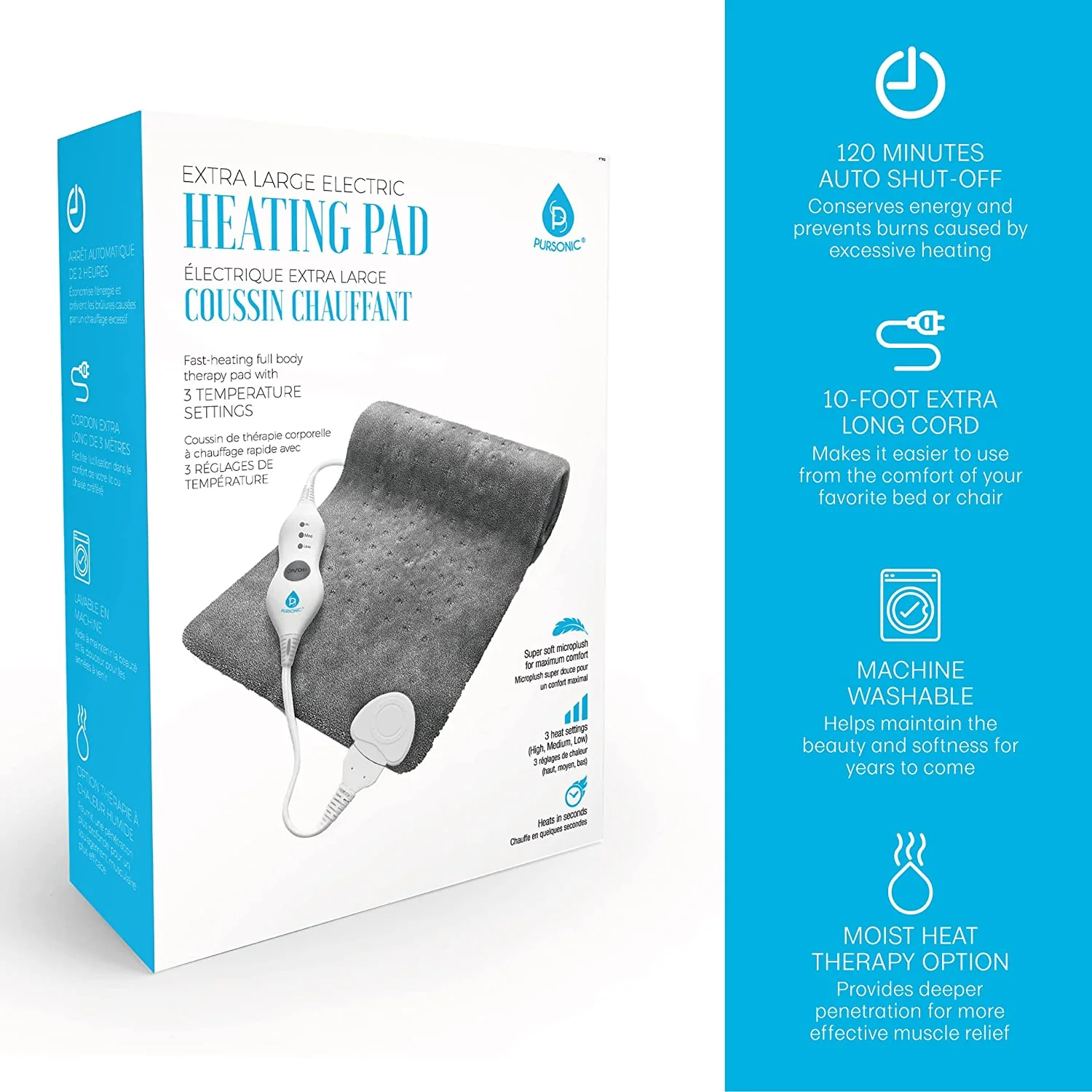 Pursonic Electric Heating Pad - Image 4