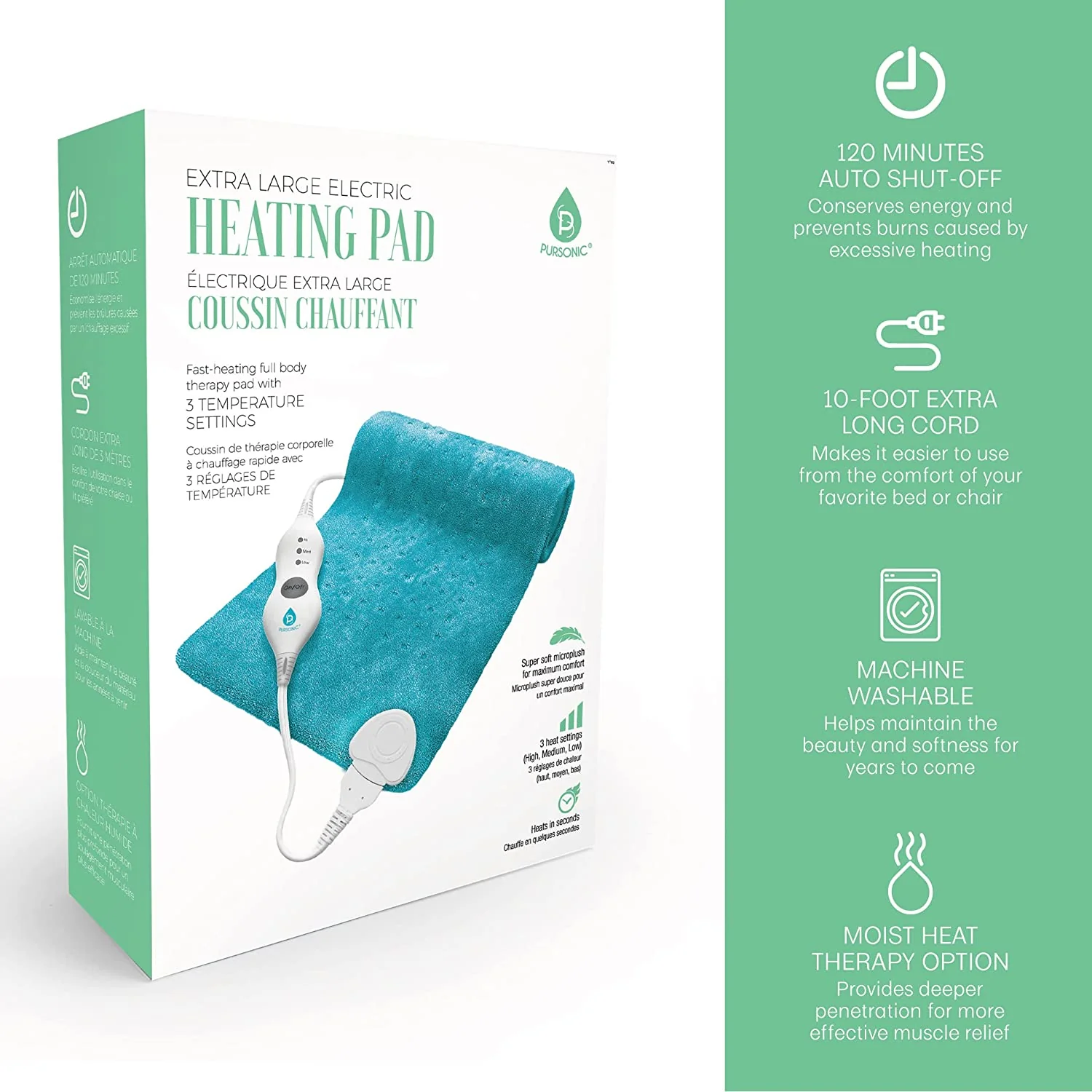 Pursonic Electric Heating Pad - Image 8