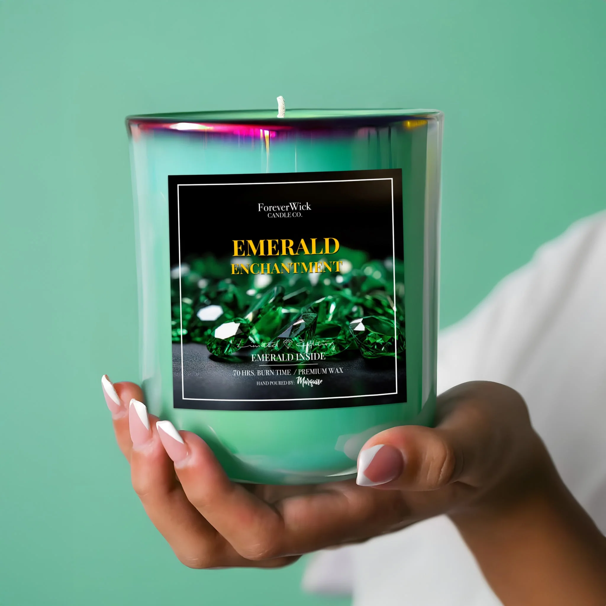 Emerald Enchantment Candle - Image 4