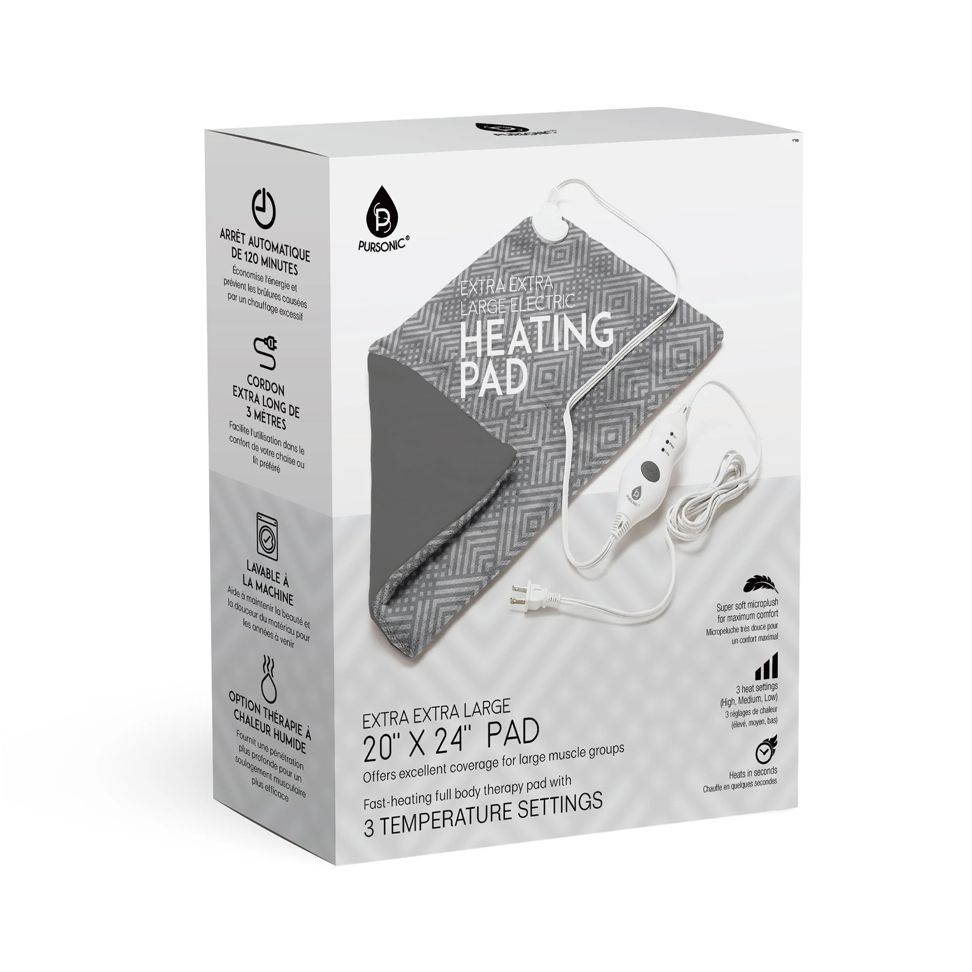 Pursonic Extra Extra Large Electric Heating Pad - Image 11