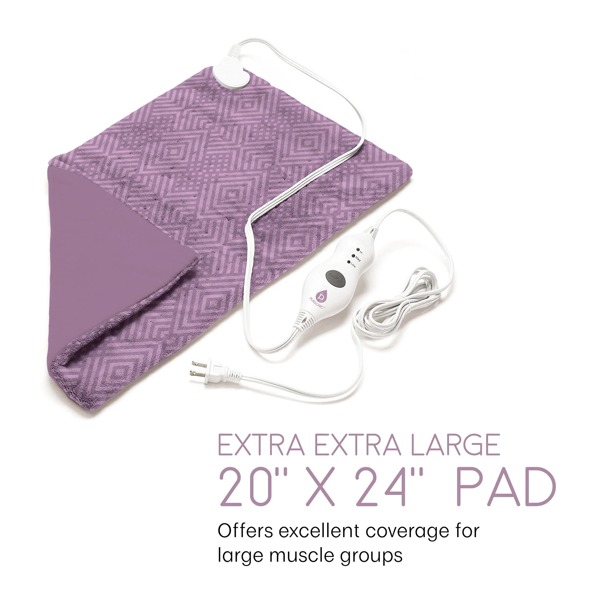 Pursonic Extra Extra Large Electric Heating Pad - Image 9