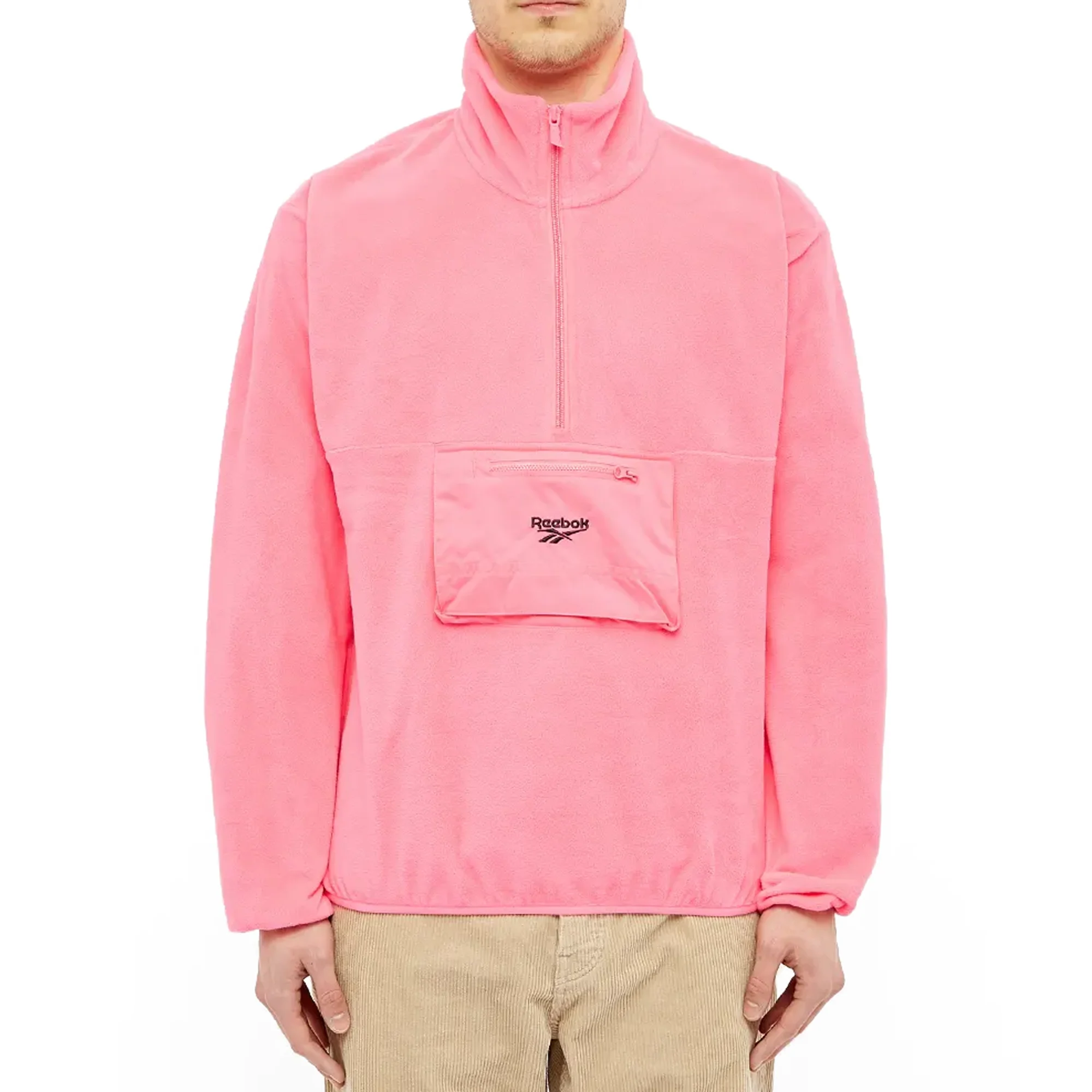 Men's Reebok Half-Zip Polar Fleece Sweatshirt - Image 3