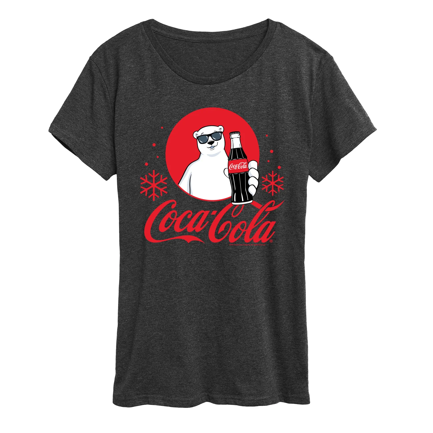 Coca-Cola - Polar Bear Circle - Women's Short Sleeve Graphic T-Shirt - Image 3