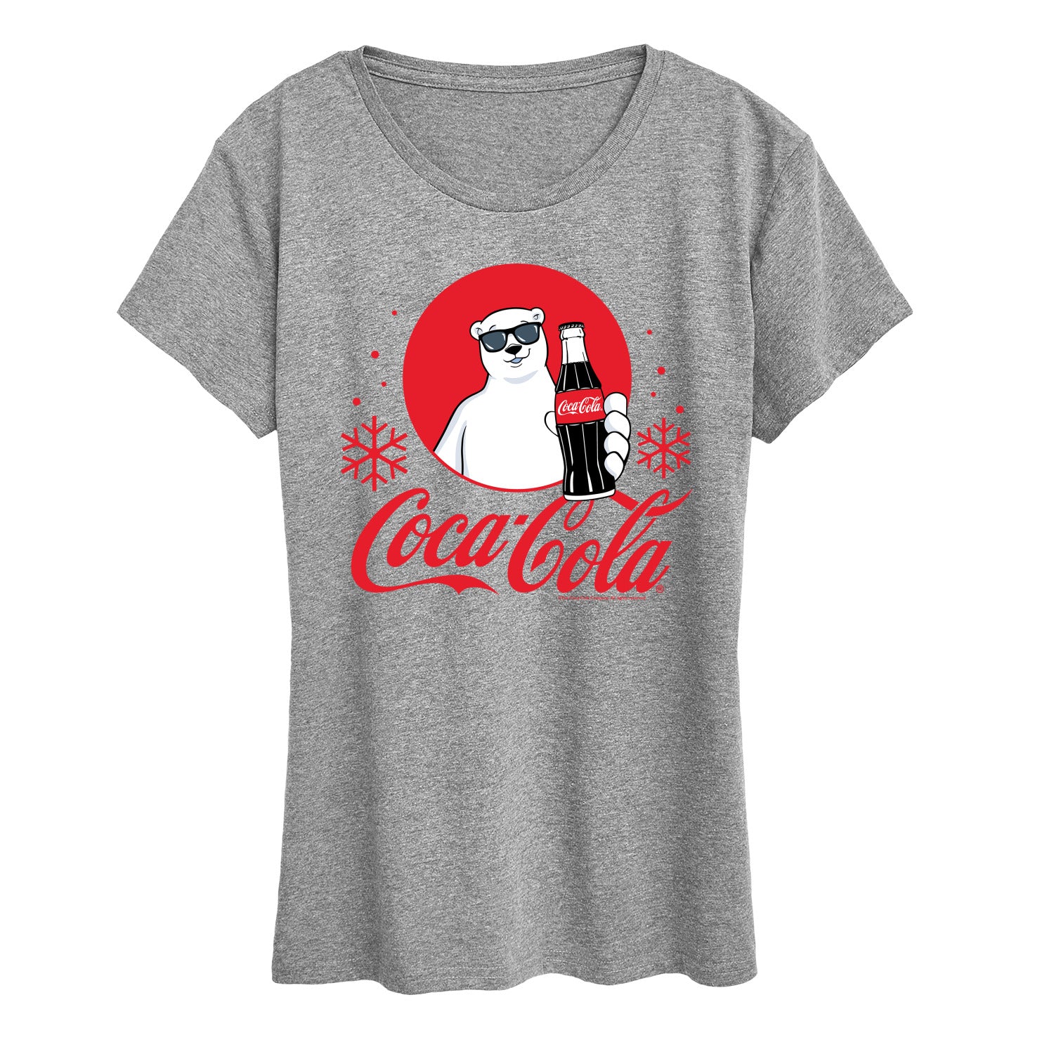 Coca-Cola - Polar Bear Circle - Women's Short Sleeve Graphic T-Shirt - Image 4