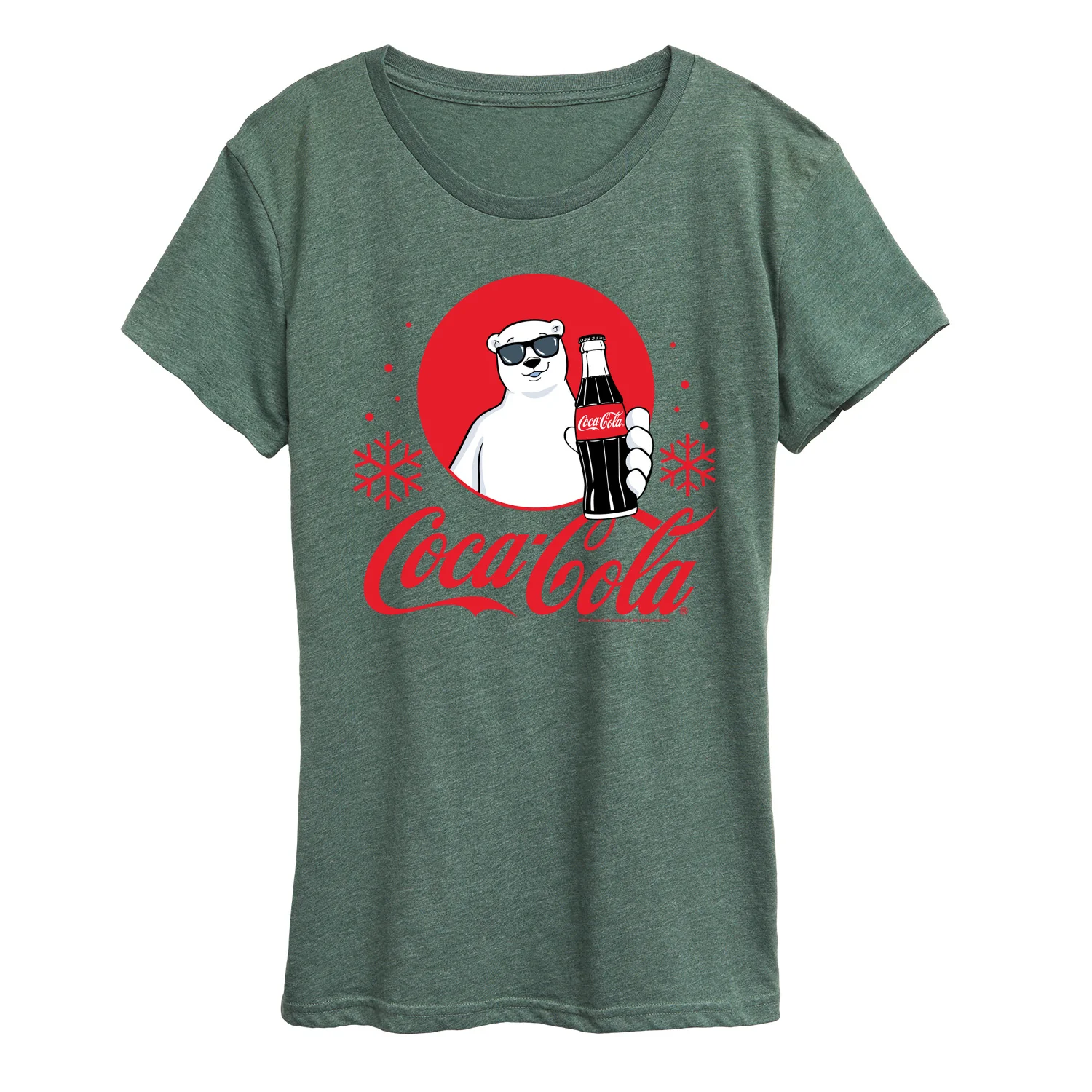 Coca-Cola - Polar Bear Circle - Women's Short Sleeve Graphic T-Shirt - Image 5