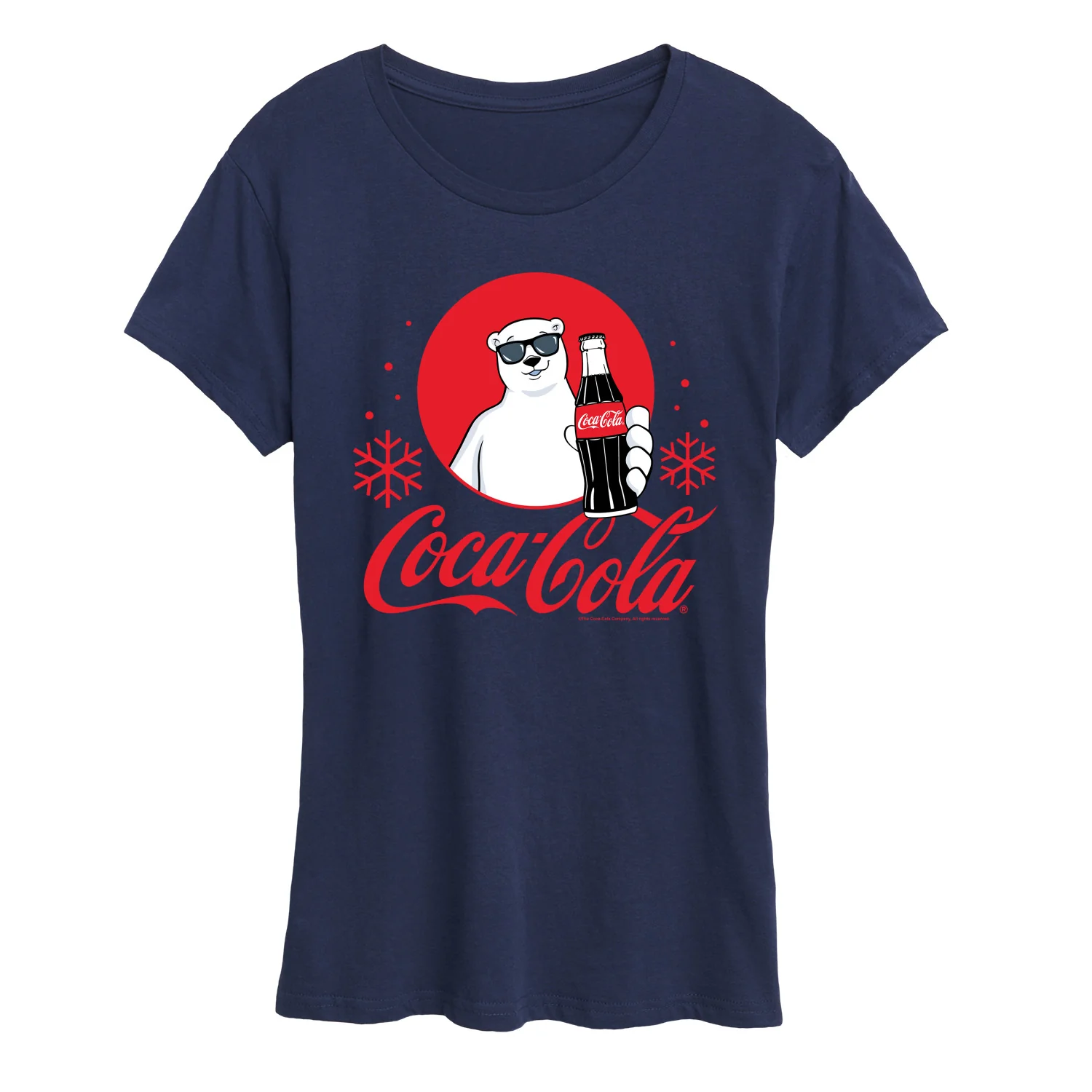 Coca-Cola - Polar Bear Circle - Women's Short Sleeve Graphic T-Shirt - Image 6