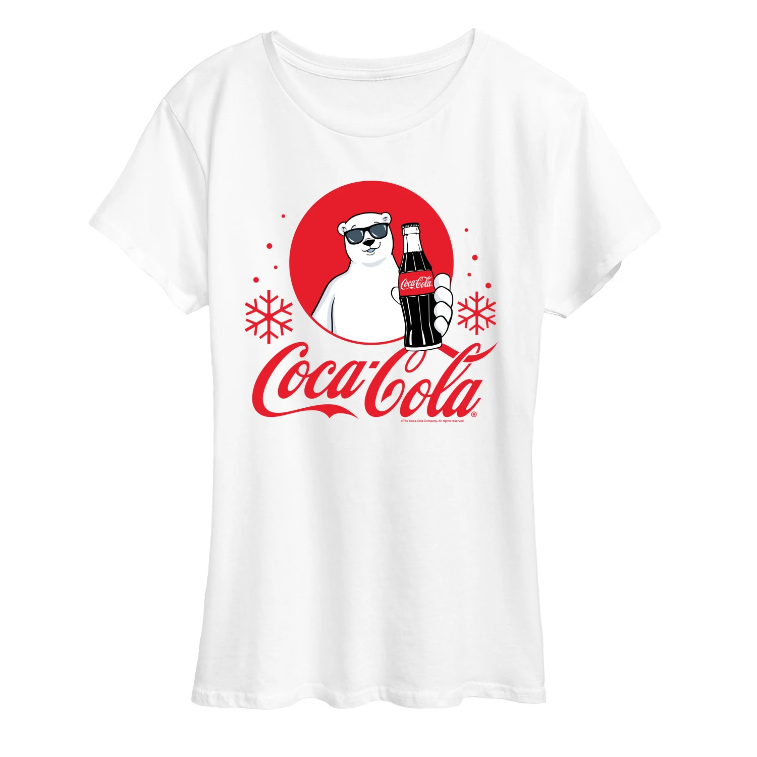 Coca-Cola - Polar Bear Circle - Women's Short Sleeve Graphic T-Shirt - Image 7
