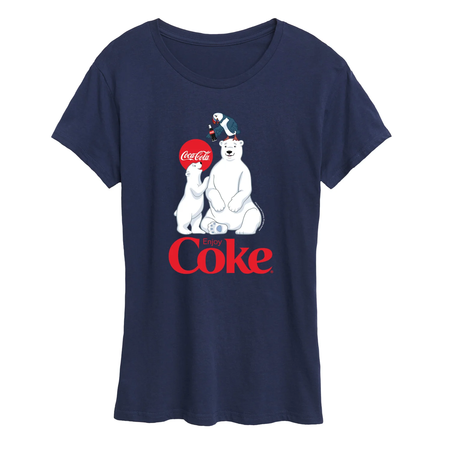 Coca-Cola - Polar Bears And Puffin - Women's Short Sleeve Graphic T-Shirt - Image 6