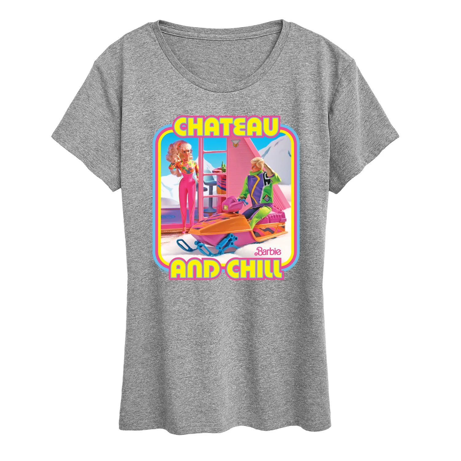 Barbie - Retro Chateau And Chill-Women's Short Sleeve Graphic T-Shirt - Image 5