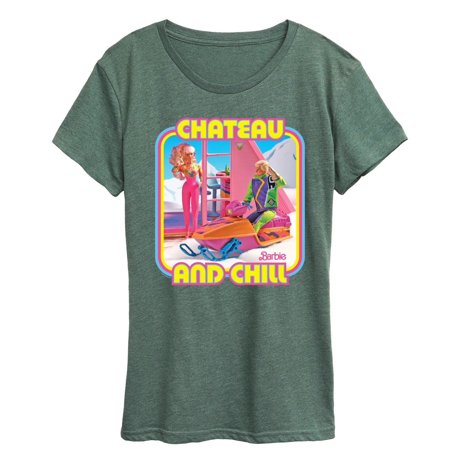 Barbie - Retro Chateau And Chill-Women's Short Sleeve Graphic T-Shirt - Image 6