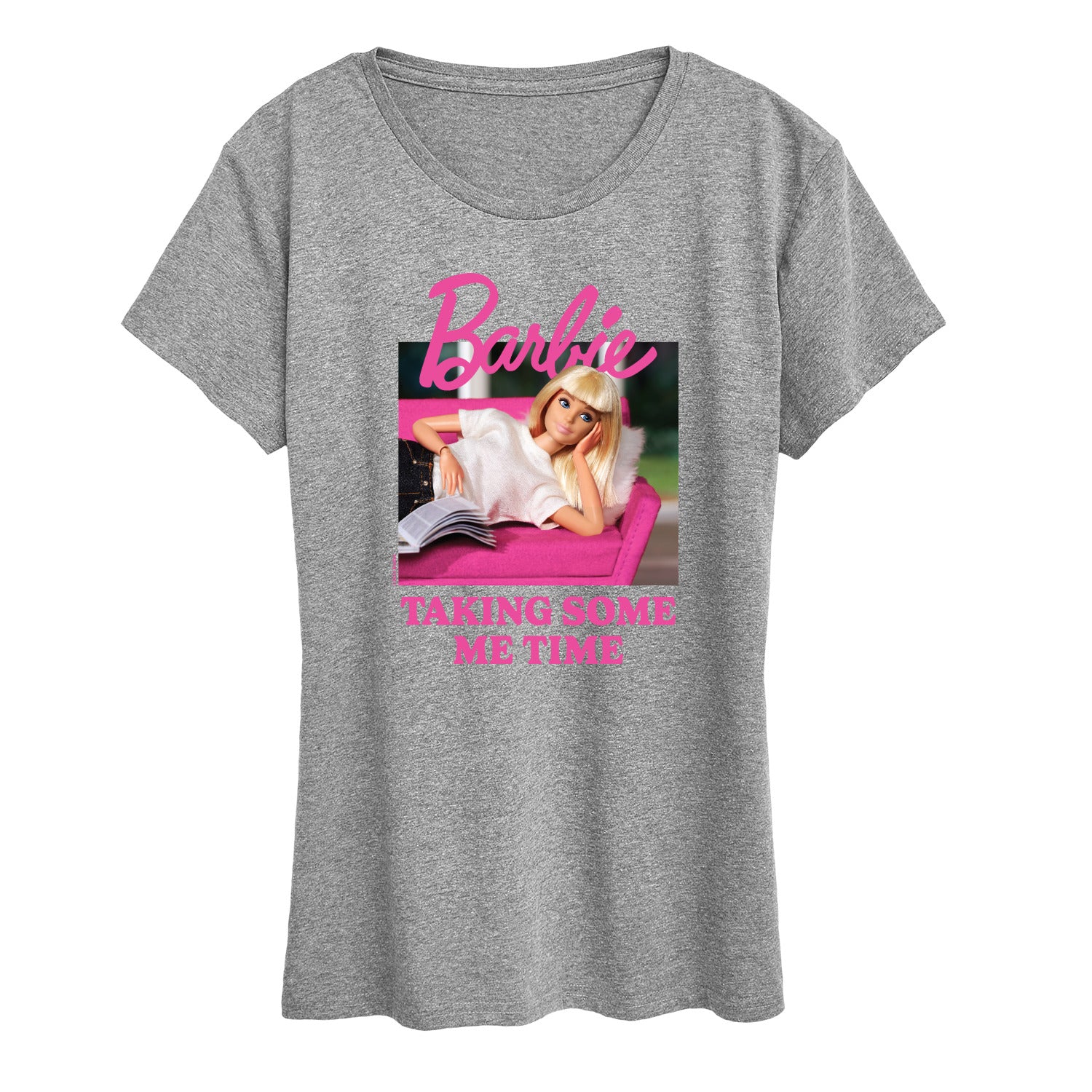 Barbie - Taking Some Me Time - Women's Short Sleeve Graphic T-Shirt - Image 6