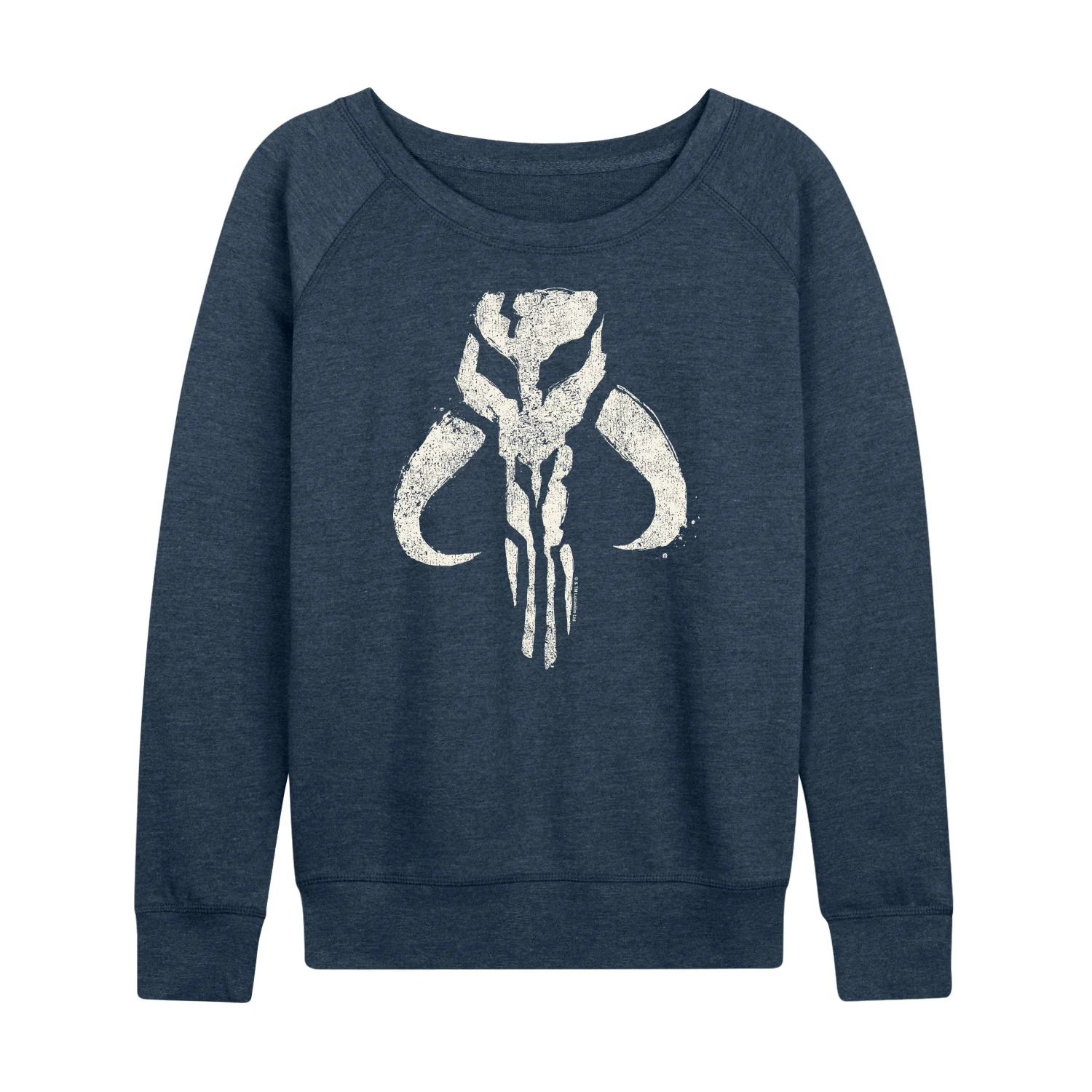 Star Wars - The Mandalorian Mando Icon  - Wo Men's French Terry Long Sleeve Pullover - Image 3