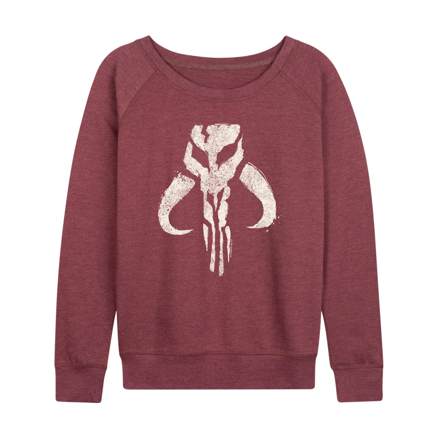 Star Wars - The Mandalorian Mando Icon  - Wo Men's French Terry Long Sleeve Pullover - Image 5