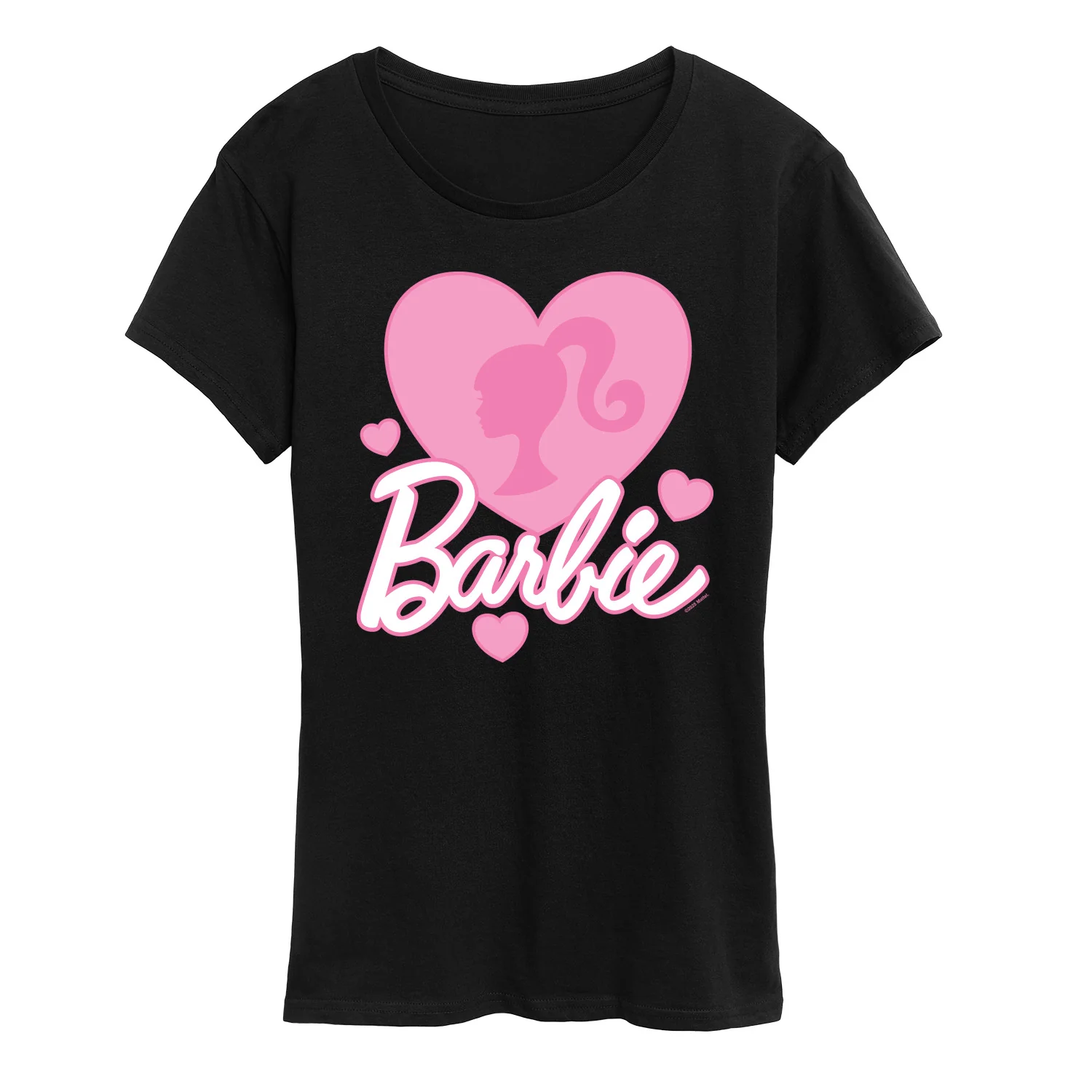 Barbie - Logo Love Hearts - Women's Short Sleeve Graphic T - Shirt - Image 3