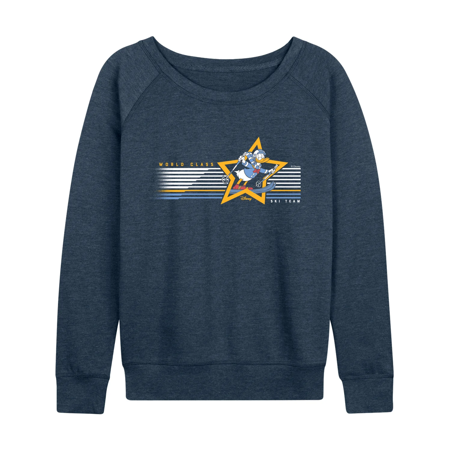 Disney - World Class Ski - Women's French Terry Long Sleeve Pullover - Image 4